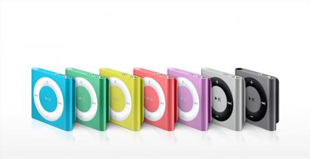 MP3-плеер iPod Shuffle цвета