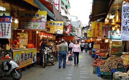 торговая улочка в Jinshan