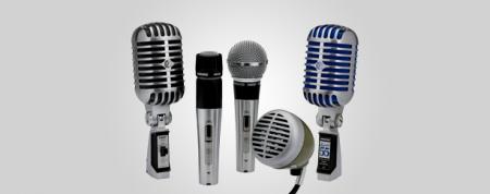 какие бывают микрофоны