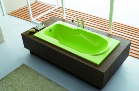 зеленая ванна